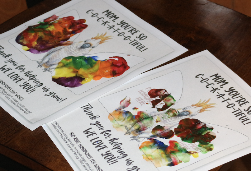 Cockatoo Handprint Project Preview