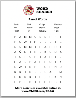 Easy Word Search Page for Young Kids